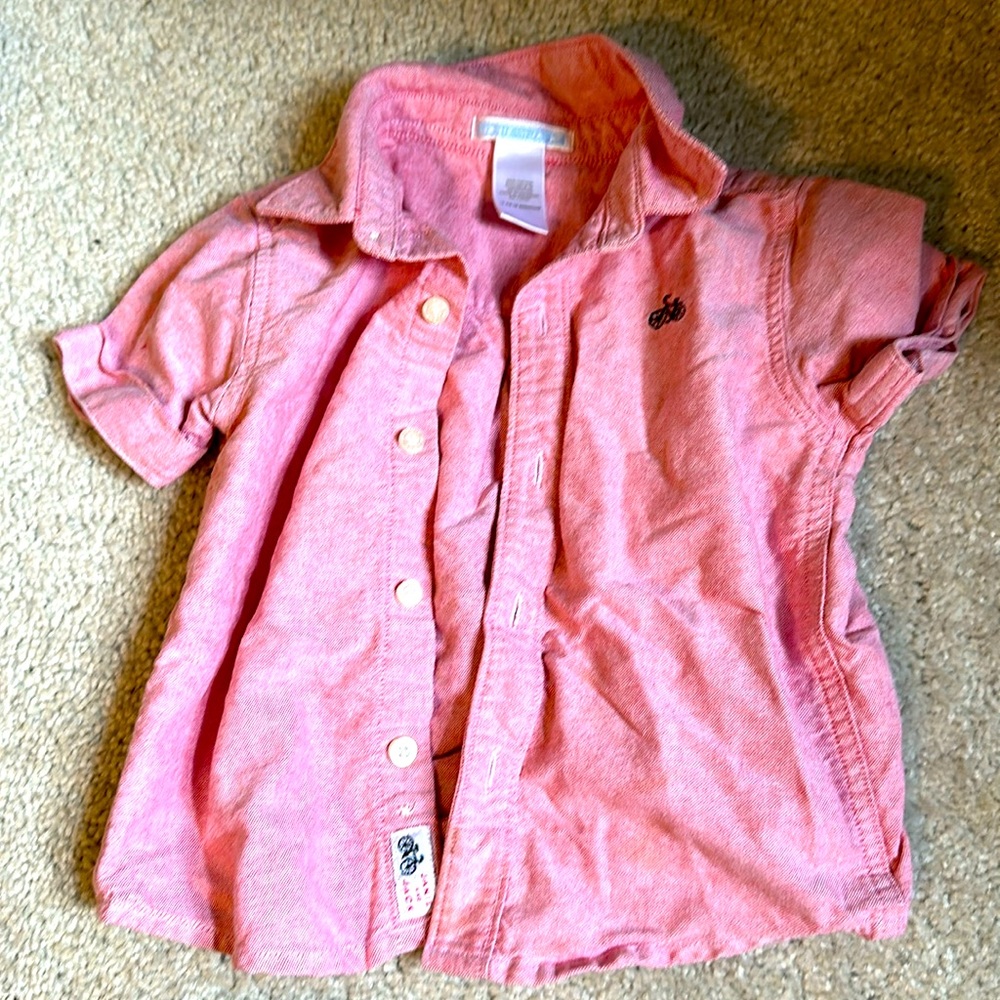 Janie and jack short sleeve button down
